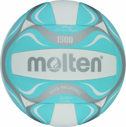 Molten Beachvolleybal BV1500-LB, wit/blauw/zilver, 5