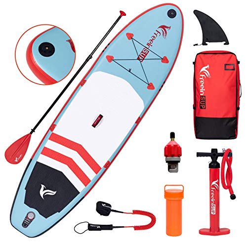 freein Stand Up Paddle Board beginner Boards voor peddelsurfen SUP Board Surfplank, Camera bevestiging10'2