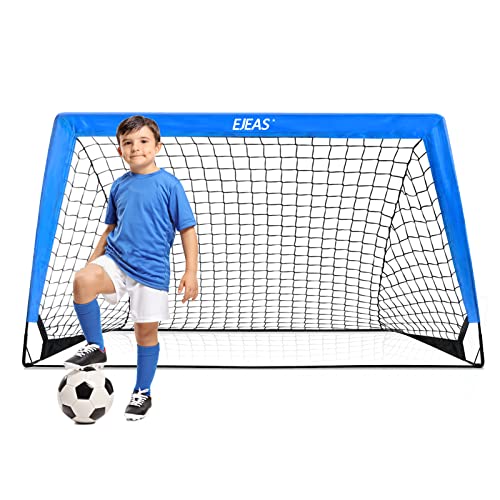 EJEAS Voetbal Net Pop up Voetbal Doel Post voor Kids Tuin Voetbal Training 1 Pack