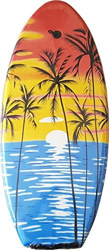 Lively Moments Bodyboard / golfruiter / surfplank / zwemplank Tropical Sun ca. 100 cm