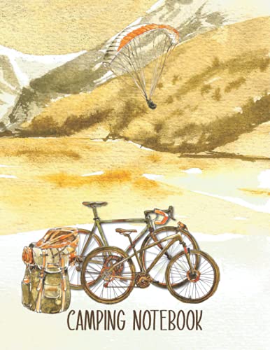 Camping Notebook: Gifts for Outdoors Lovers, Campers - Best Lined Journal with Bonus Camp Trip Logbook Tracker - 8.5'x11'