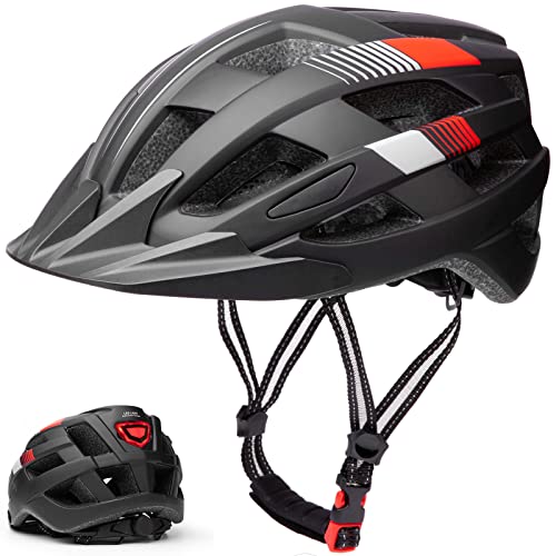 Kopobob Unisex Jeugd Sde-xdr-018-zwart Rood-m fietshelm, zwart rood, M (55-58cm) EU