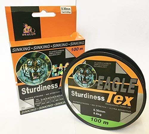 Soytich Fluorocarbon vislijn 0,18 mm 100 m 5,0 kg monovil snoer (0,18 mm)