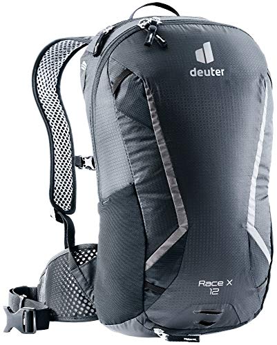deuter Unisex - volwassenen Race X fietsrugzak, zwart, 12 l