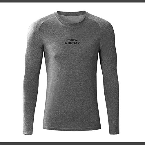 Cxraiy-SP Fitness-Top voor de winter, sneldrogend, sportkleding voor heren, lange mouwen, Pro elastische compressie, voetbaltraining, sporthemd