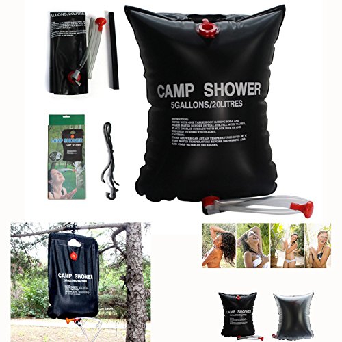 Itian Draagbare pvc-zonne-energie, voor outdoor camping, douche, waterzak