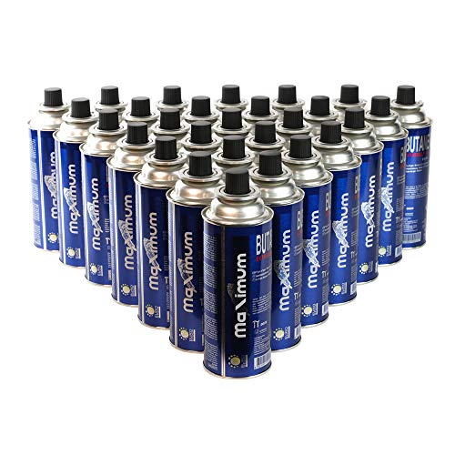 28 x gaspatronen 227 g, MSF-1A butaangaspatroon voor: gaskoker, gasverwarming, gasbrander, soldeerbrander