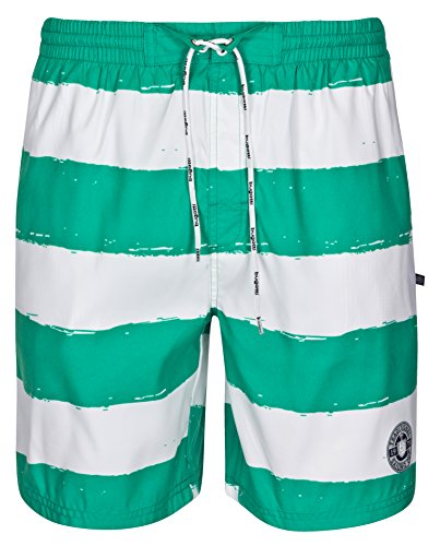 Bugatti® - Heren zwemshort blauw, groen of bordeaux gestreept