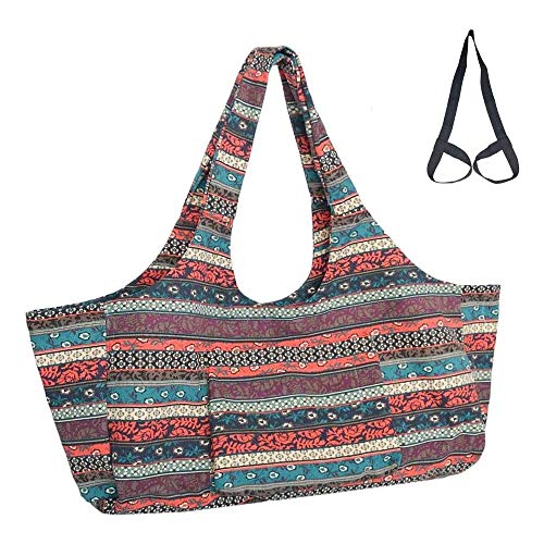Mu Mianhua Yoga Mat Tas met Grote Maat Pocket en Rits Pocket Fit Meest Maat Matten